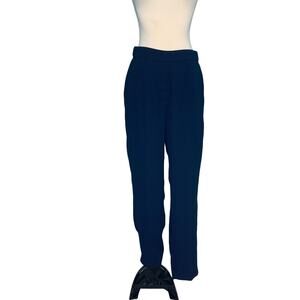 J.Crew navy blue pull on pockets dressy pants size 4